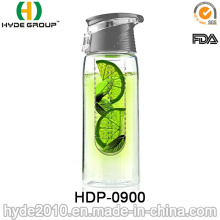 BPA Free Tritan Fruit Juice Infuser Water Bottle, Customized Plastic Fruit Infusion Bottle (HDP-0900)